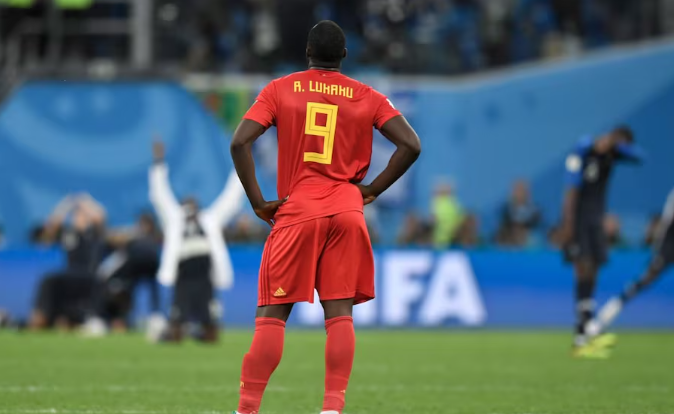 Lukaku desolado. Fuente: Depor